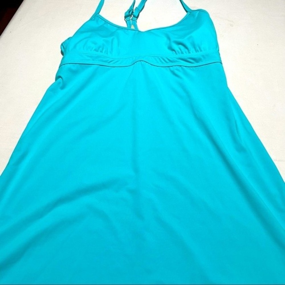 Athleta Shorebreak Aqua Beach Dress
